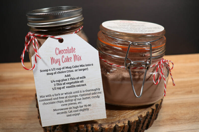 Homemade Chocolate Mug Cake Mix (Great For Gifts!)